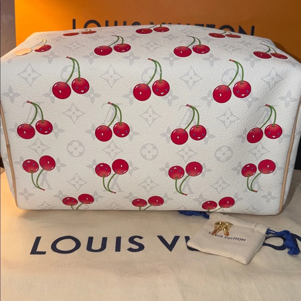 Louis Vuitton LV x TM Cerises/Cherries Soft Speedy 30 - Picture 10 of 17
